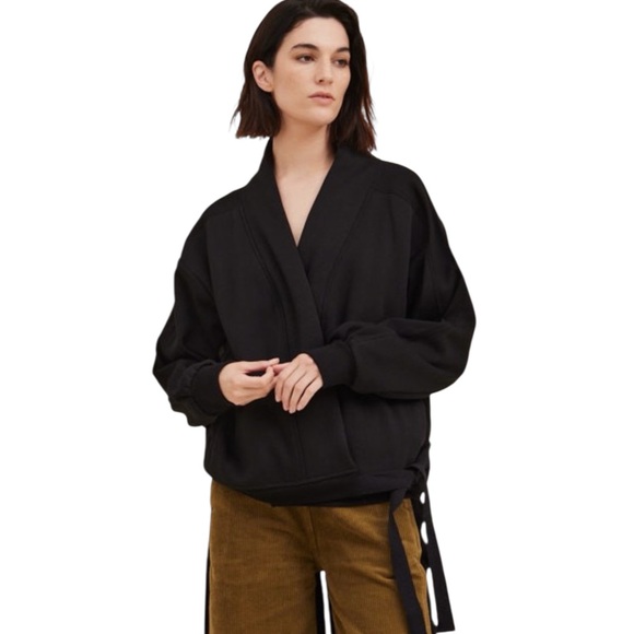 0740:  GRADE & GATHER NWT JACKET BLACK - Picture 2 of 3